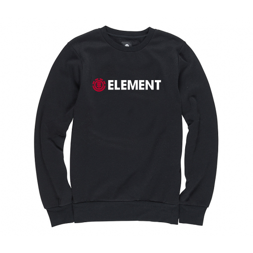 Mikina Element Horizontal Crew flint black