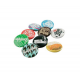 Placky Horsefeathers Buttons 9pack