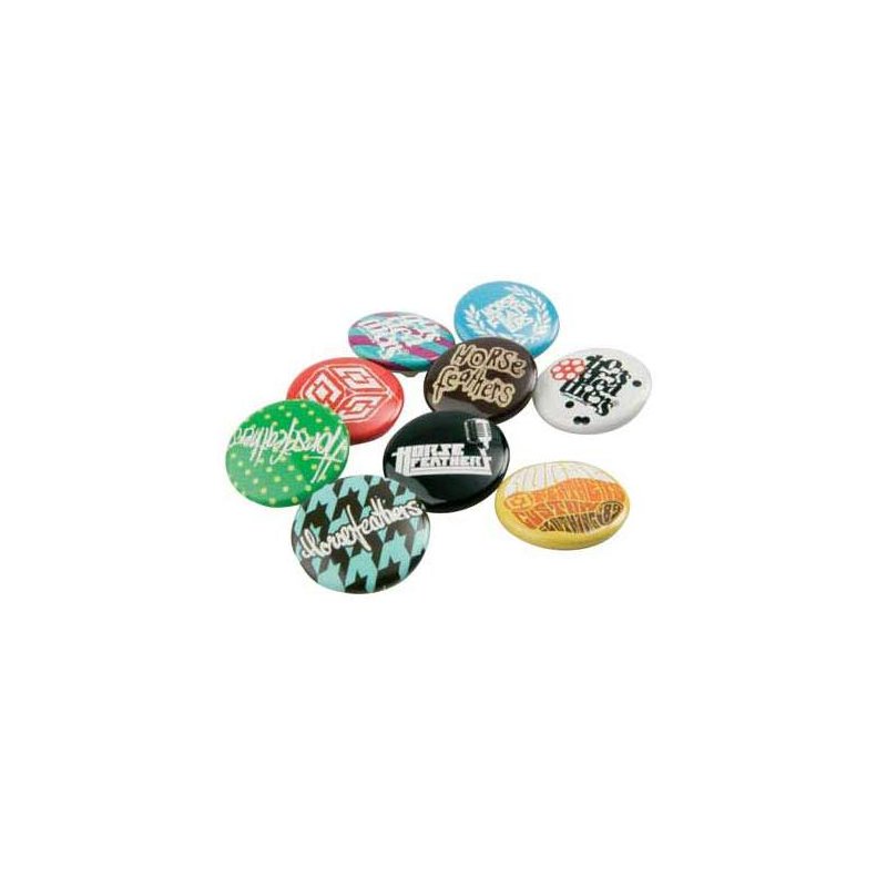 Placky Horsefeathers Buttons 9pack