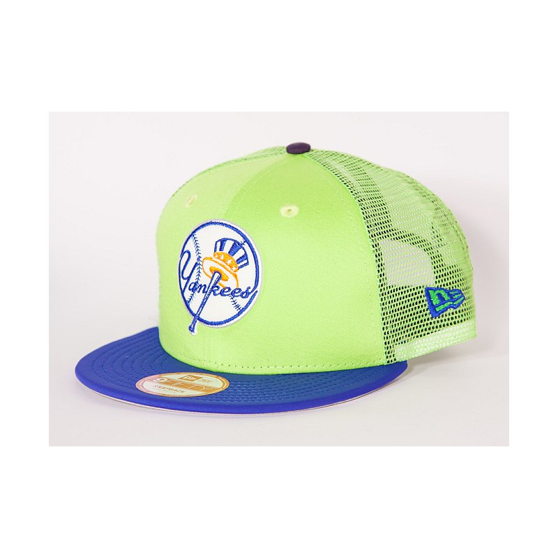 Kšiltovka New Era 950 Neoprene Truck NY Yankees lime green/light navy