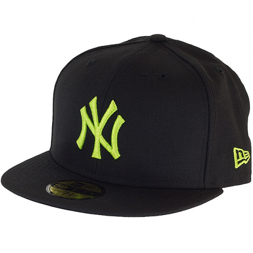 Kšiltovka New Era 5950 Basic NY Yankees black/lime