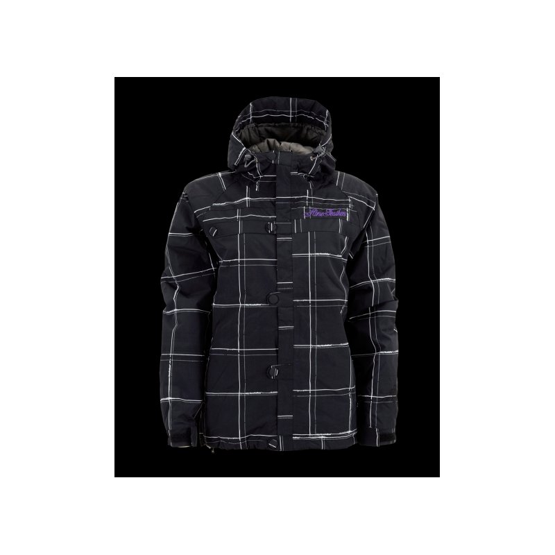 Bunda Horsefeathers Sagita Insulated black plaid
