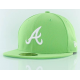 Kšiltovka New Era 5950 Atlanta Braves lime