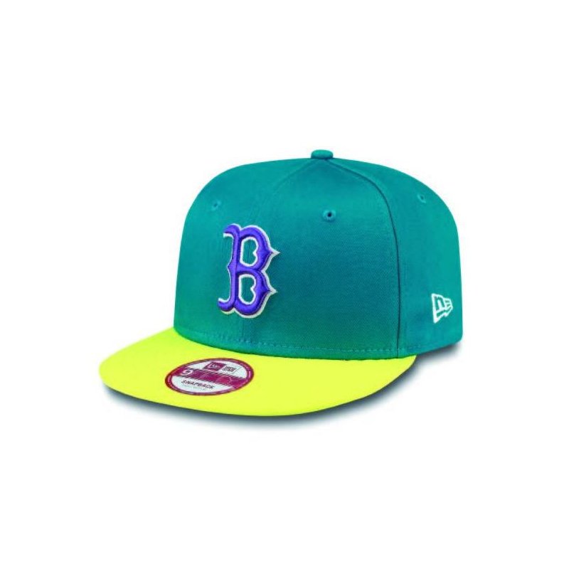 Kšiltovka New Era 950 Tricol Basic Boston Red Sox teal/yellow