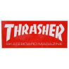 Samolepa Thrasher Logo Sticker Medium red