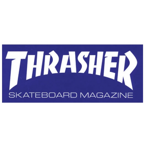 Samolepa Thrasher Logo Sticker Medium blue