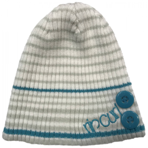 Kulich Rip Curl Stripes Beanie optical white