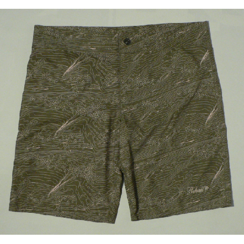 Kraťasy Rehall Riko Boardshort olive