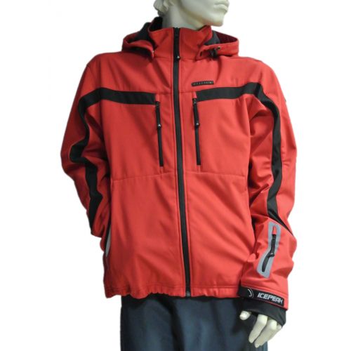 Bunda IcePeak Reima 57814 softshell red/black