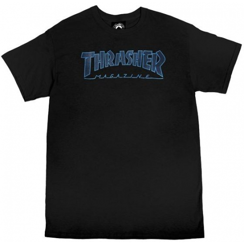 Triko Thrasher Outlined black/black