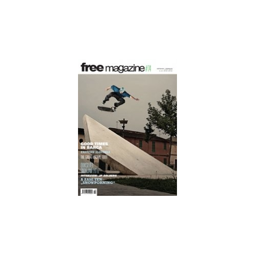 Časopis Free magazine 74 + samolepky Horsefeathers