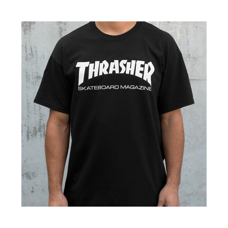 Triko Thrasher Skate Mag black